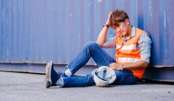 Logistics worker upset