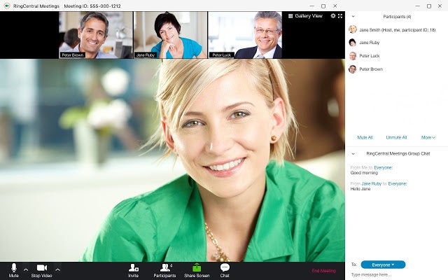 RingCentral Meetings Screenshare
