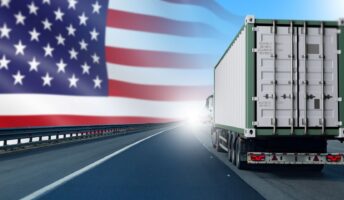 Truck American Flag