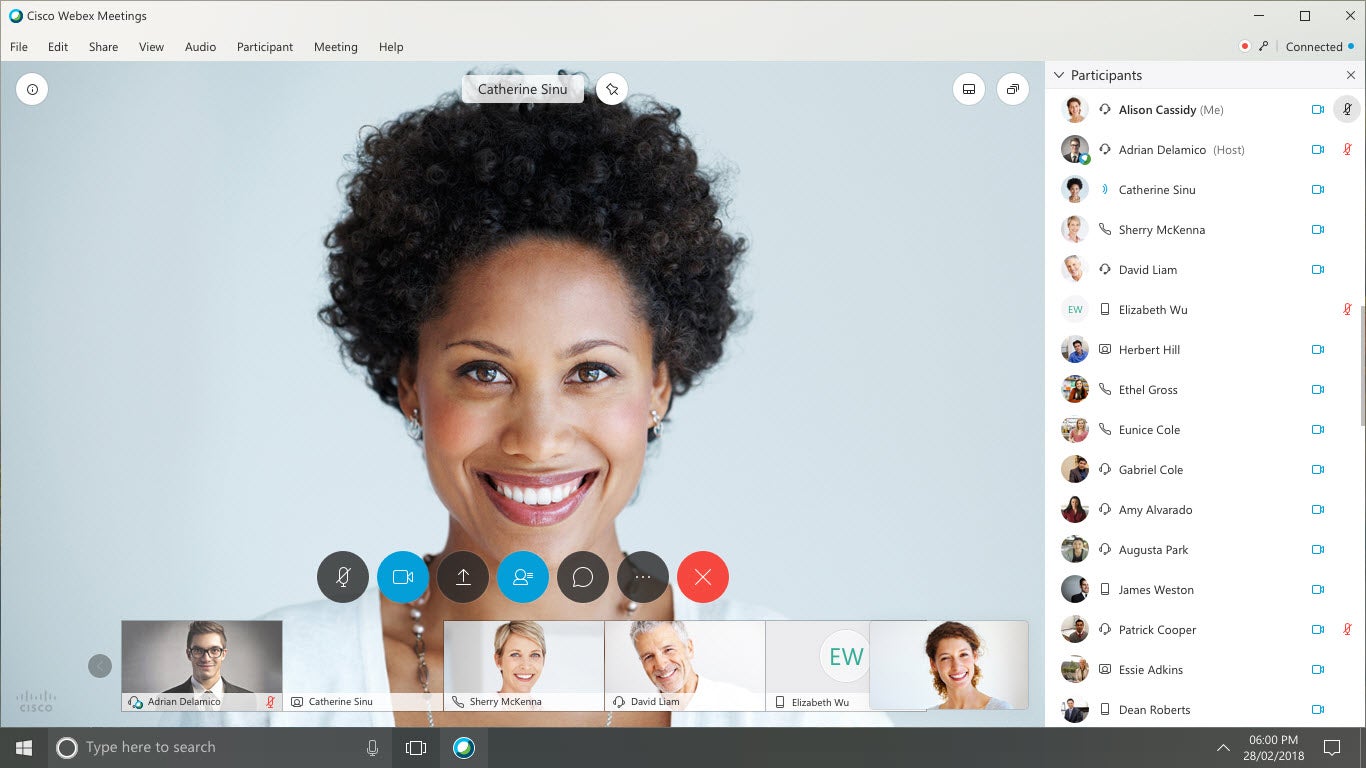 Webex Speaker focus