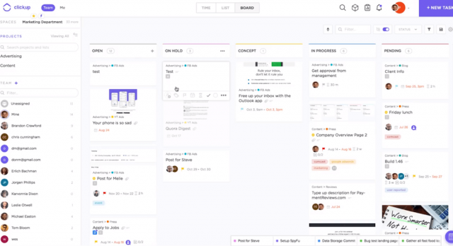ClickUp Board View