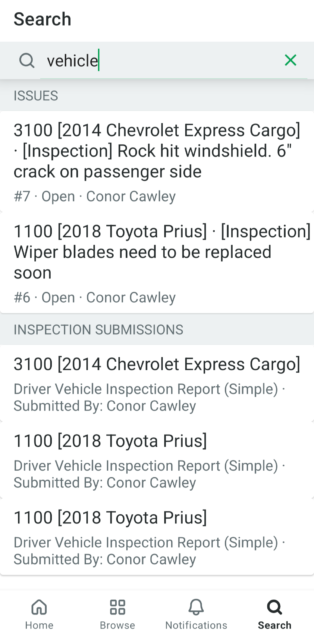 Fleetio Go Search