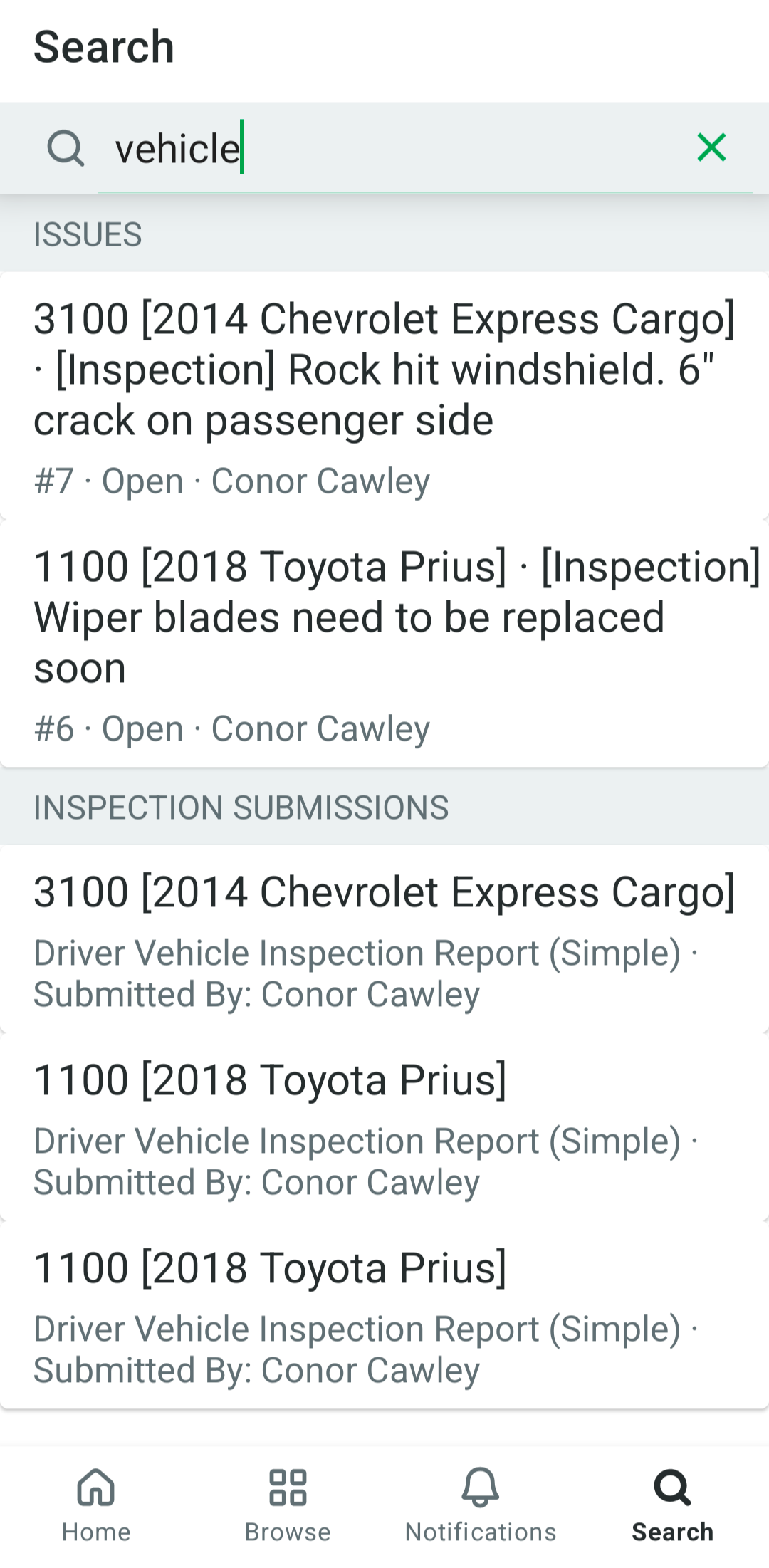 Fleetio Go Search