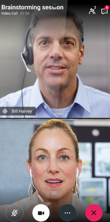 GoTo Meeting Video Call Interface