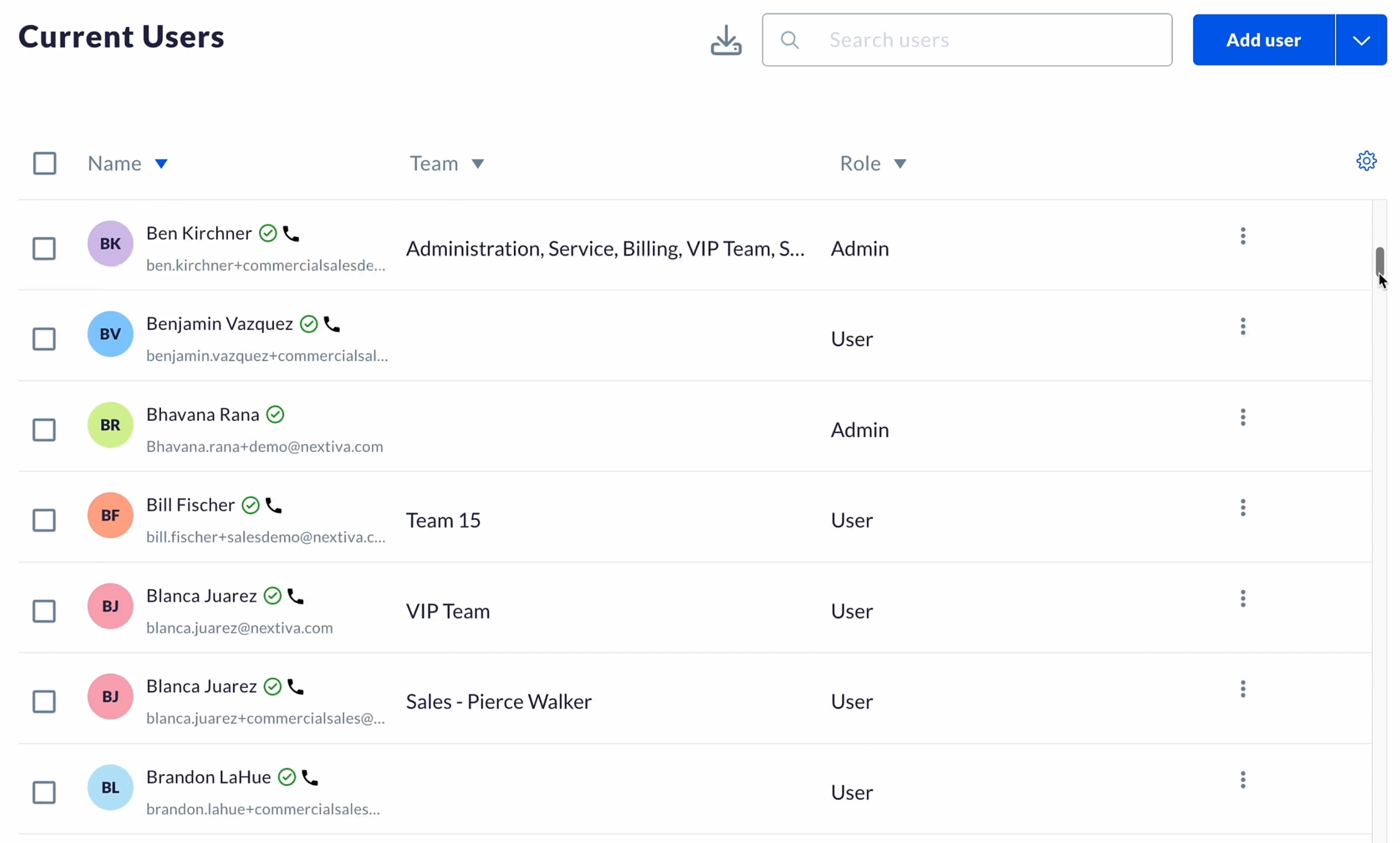 Nextiva Contact