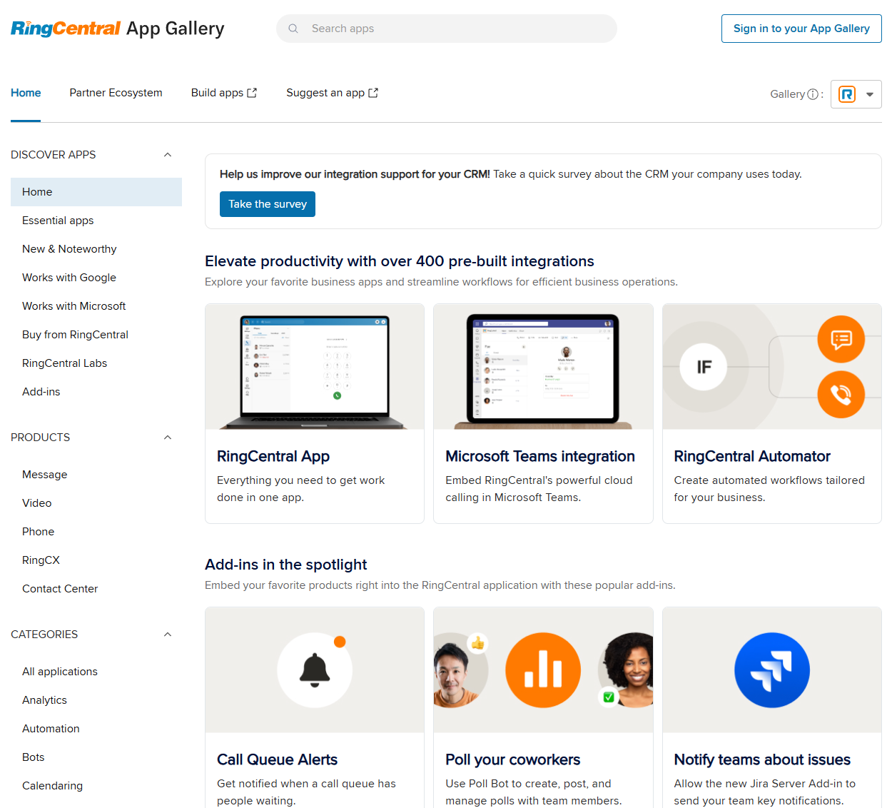 RingCentral App Library