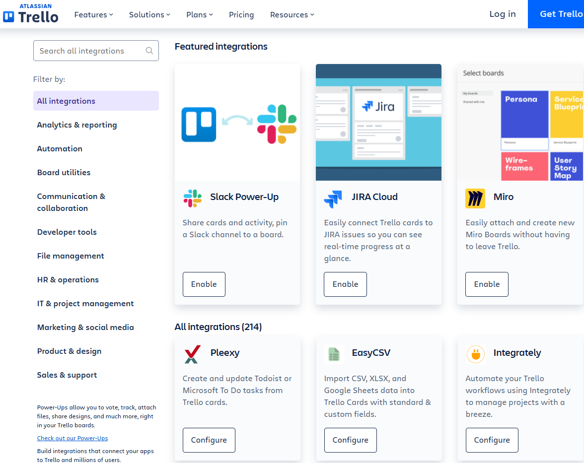 Trello Integrations