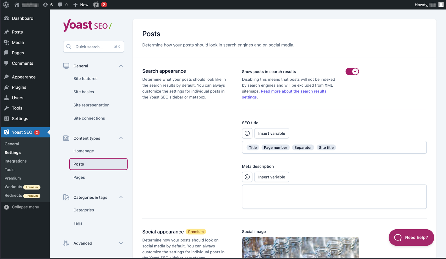 WordPress Yoast SEO