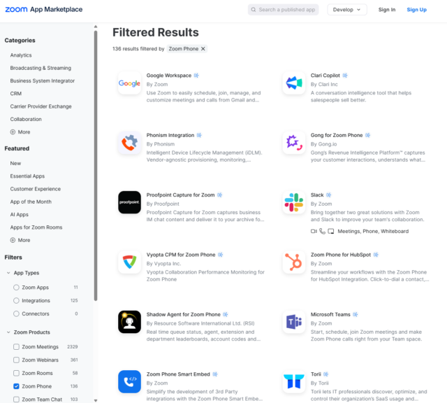 Zoom Phone App Library